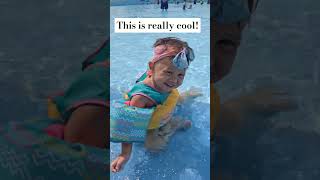 This is so cool I cant believe how awesome it is summer toddlers swimming youtubeshorts [upl. by Fridlund636]