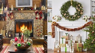 🎄100 CHRISTMAS MANTEL AND FIREPLACE DECOR IDEAS  CHRISTMAS DECORATING IDEAS 2024 🎄 [upl. by Shaffert589]