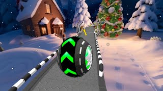 Rolling Ball Sky Escape  Gameplay Speedrun Level 1  15 gameplay mobilegame games [upl. by Carny]