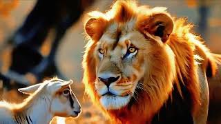 The Lion and Three Goats Moral Story for Kids  Moral Stories for kids [upl. by Sunderland85]