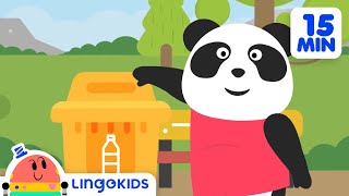 Bathroom Routines  Daily Routines Songs for Kids amp Nursery Rhymes  Lingokids [upl. by Noramac]