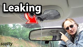 How to Fix a Water Leak in Your Car [upl. by Rubliw]