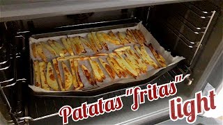 PATATAS quotFRITASquot AL HORNO  RECETA SALUDABLE [upl. by Nnaeilsel]