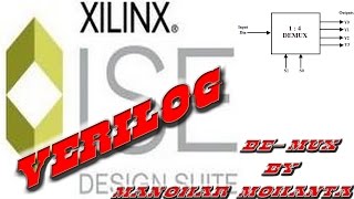 Verilog Implementation Of 14 DeMux DeMultiplexer Using Behaviorial Model [upl. by Airdnax]