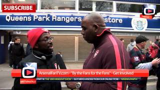 Arsenal 1 v QPR 0  we were comfortable  ArsenalFanTVcom [upl. by Namreg657]