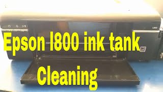 Epson l800 ink tank cleaning [upl. by Jannelle]