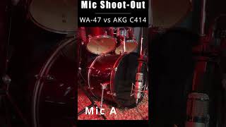 Microphone Shootout  Warm Audio WA47 vs AKG C414 Kick Drum audioequipment microphone warmaudio [upl. by Oilalue]