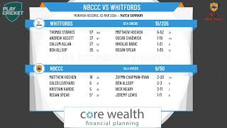 West Australian Suburban Turf Cricket Assoc  4th Grade  Round 12  NBCCC v Whitfords  Day 2 [upl. by Lesley]