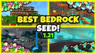 BEST SEED EVER In Minecraft Bedrock 121 [upl. by Notecnirp442]