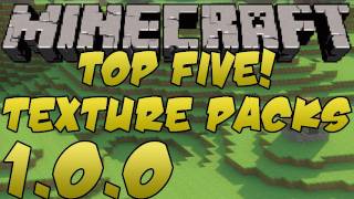 Top 5 Texture Packs for Minecraft 100 NEW [upl. by Whorton]