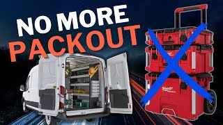 The Ultimate Work Van Setup for Electricians Packout workvan Fordtransit Rangerdesign [upl. by Siraval]