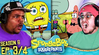 SpongeBob Season 6 Episode 3 amp 4 GROUP REACTION [upl. by Mcnully]