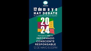 Debate de candidatos a la presidencia municipal de Tepoztlán 2024 Sociedad Unida por el DiálogoNT [upl. by Woehick]