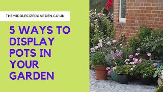 How to display garden pots in your garden terrace or patio [upl. by Ngo822]