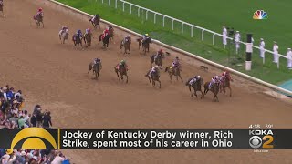 Jockey of Kentucky Derby winner Rich Spirit spent most of career in Ohio [upl. by Ainahpets]