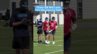 Titans QB Will Levis getting some throws in willlevis tennesseetitans atozsports nflquarterback [upl. by Arodasi]