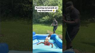 Passing Out Prank On My Boyfriend 😂😂 funny comedy couples [upl. by Anala]