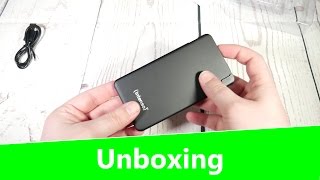 Intenso S5000 Powerbank Unboxing und Eindruck Deutsch 4K [upl. by Rex]