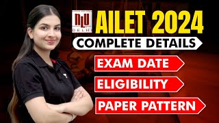 AILET 2024  Exam Date  Eligibility  Exam Pattern  AILET 2024  Unacademy CLAT ailet ailet2024 [upl. by Henriha]