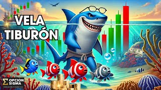 🦈 Patrón de TRADING con el 80 de Éxito Vela Tiburón [upl. by Eirrac946]