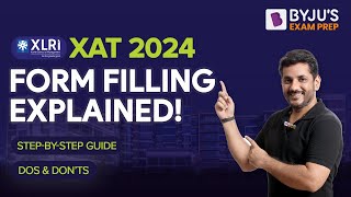 XAT 2024 Form Filling  XAT Registration Process 2024  XAT 2024 Step by step Guide  BYJUS MBA [upl. by Xilef]