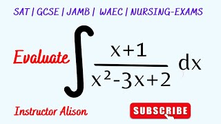 Integration by Partial Fractions [upl. by Alfreda]