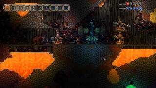 PASSEI 100 DIAS NO TERRARIA APENAS DE MAGE CALAMITY [upl. by Onida]