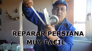 Reparar fácil una persiana [upl. by Nwahsiek]