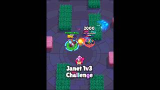 Undefeated Janet In Duels ❤️🔥 BrawlStars Duels Shorts [upl. by Acul]