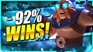 92 WIN RATE 1 BEST ELECTRO GIANT DECK IN CLASH ROYALE 🏆 [upl. by Llij]