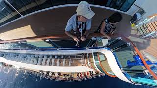 Sun Princess departing Madeira [upl. by Leumhs147]