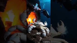 Yeti Crab  Rare Marine Animals foryoupage ocean animals nature science marineanimals [upl. by Eerized]