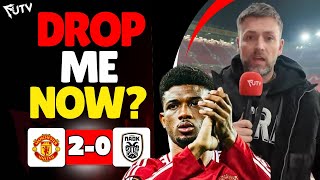 AMAD Saves UNITEDS Embarrassment Man united 20 PAOK Match Reaction [upl. by Rosemari]