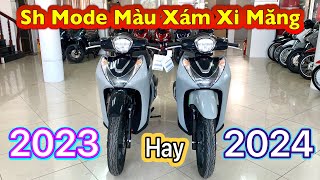 Sh mode 2023 và 2024 phiên bản thể thao màu xám xi măng  Giá xe  Trả góp shmode2023 shmode2024 [upl. by Kleon639]