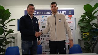 Presentato il nuovo allenatore del Belluno Volley [upl. by Kathye942]