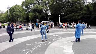 Rockabillies dancing in Yoyogi park  September 2019 Tokyo [upl. by Aloap]