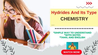 Hydrides and its types  Chemistry  Important Question Series [upl. by Langdon]