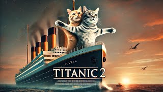 Titanic 2 tailer  Cat version  Titanic movie song titanic2 titanic2tailer titanicsong titanic [upl. by Dnomyad]