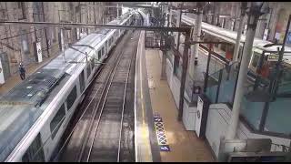 Thameslink and metropolitan line at Farringdon Station [upl. by Millhon]