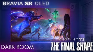 DESTINY 2 Dark Room LOOKS ABSOLUTELY RIDICULOUS ON THE QDOLED SONY A95L [upl. by Ettenawtna]