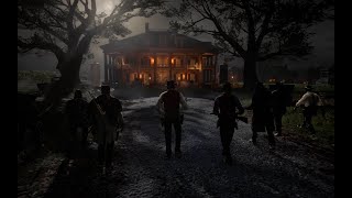 Attacking The Braithwaite Manor Red Dead Redemption 2 [upl. by Ahtelrac]