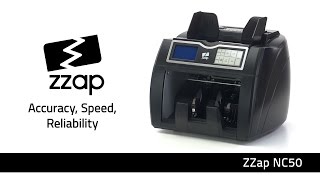 ZZap NC50 Banknote Counter amp Fake Note Detector Machine [upl. by Ansley]