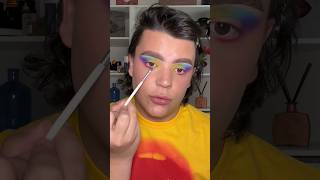 soyez vous soyez heureux  🌈❤️ NYXProfessionalMakeupFrance rainbowlook nyxcosmeticsfrance [upl. by Boyden]