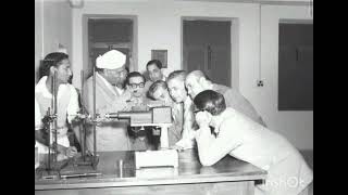 Shri C V Raman explaining the Raman effect to his students in 1930 [upl. by Lynnea]