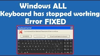 How to Fix keyboard has stopped working on Windows 10 [upl. by Oihsoy382]