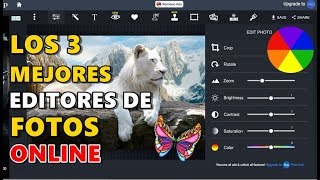 LOS 3 MEJORES PÁGINAS WEB PARA EDITOR DE FOTOS ONLINE  2018 [upl. by Waldemar956]