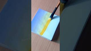 ✨Easy Acrylic landscape painting scenery Painting  art✨ paintingartshortshrdrawingscenery [upl. by Eyt]