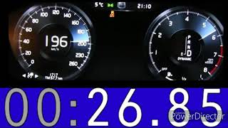 VOLVO XC90 T5 AWD 254PS VS VOLVO XC90 T6 AWD 320PS ACCELERATION 0200KMH [upl. by Llednohs944]