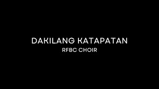 Dakilang Katapatan  RFBC Choir Keswick Choir Contest 2021 [upl. by Egamlat]