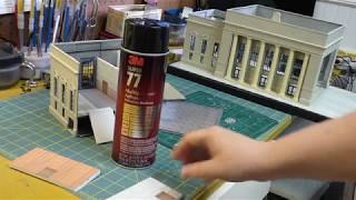 How to Build Walthers HO Scale Union Station Part 5 [upl. by Rider]